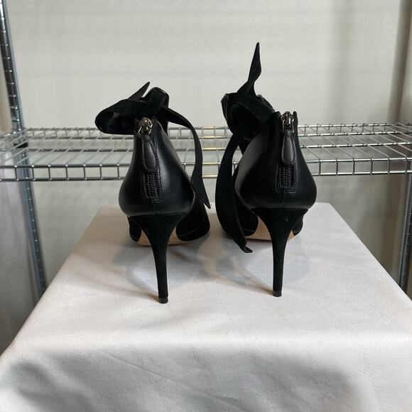 Alexandre Birman Women's Black Suede Ankle Boots Pumps Size 39.5/9.5 Y2K Vibes‎ - Picture 6 of 6